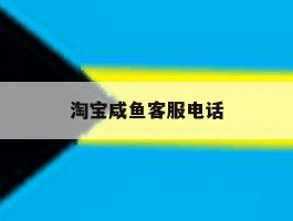 淘宝咸鱼客服电话