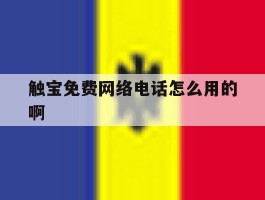 触宝免费网络电话怎么用的啊