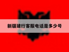 新疆建行客服电话是多少号