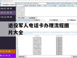 退役军人电话卡办理流程图片大全