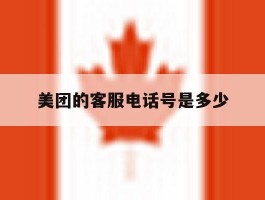 美团的客服电话号是多少