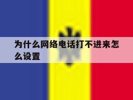 为什么网络电话打不进来怎么设置的简单介绍