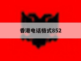 香港电话格式852