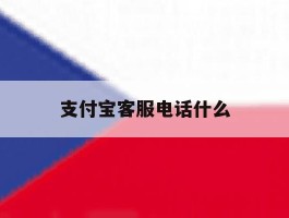 支付宝客服电话什么