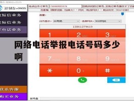 网络电话举报电话号码多少啊