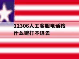 12306人工客服电话按什么键打不进去