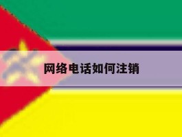网络电话如何注销